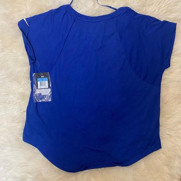 NWT NIKE Women DRI-FIT Running Training  NFL Football NEW YORK Giants Top Tee - Picture 6 of 6